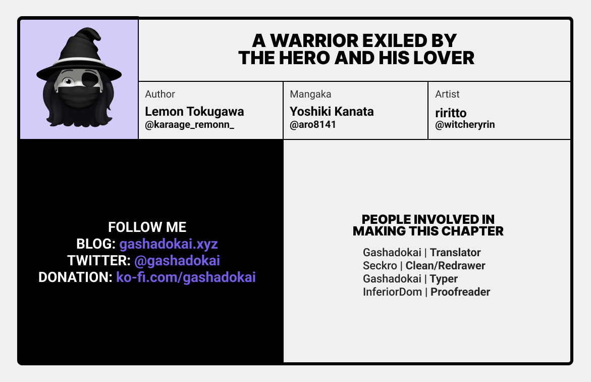 A Warrior Exiled By The Hero And His Lover Chapter 18.5 #15