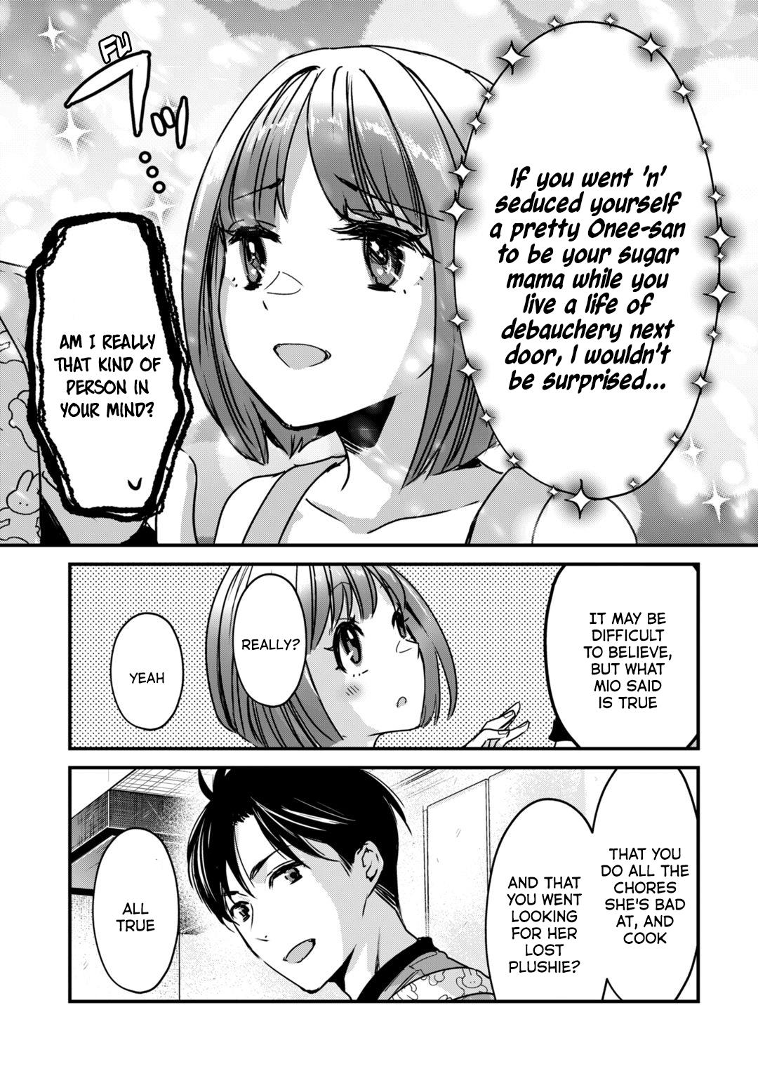 Tsuki 50-Man Moratte Mo Ikigai No Nai Tonari No Onee-San Ni 30-Man De Yatowarete "okaeri" Tte Iu Oshigoto Ga Tanoshii Chapter 17 #16