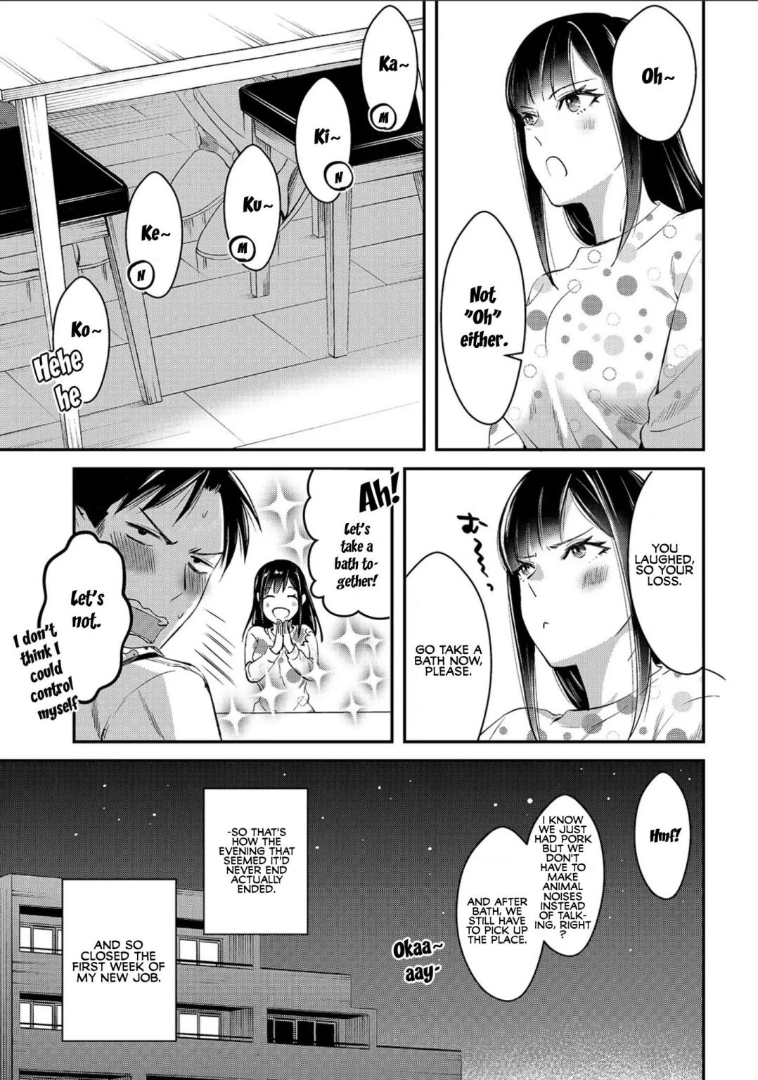 Tsuki 50-Man Moratte Mo Ikigai No Nai Tonari No Onee-San Ni 30-Man De Yatowarete "okaeri" Tte Iu Oshigoto Ga Tanoshii Chapter 2 #21