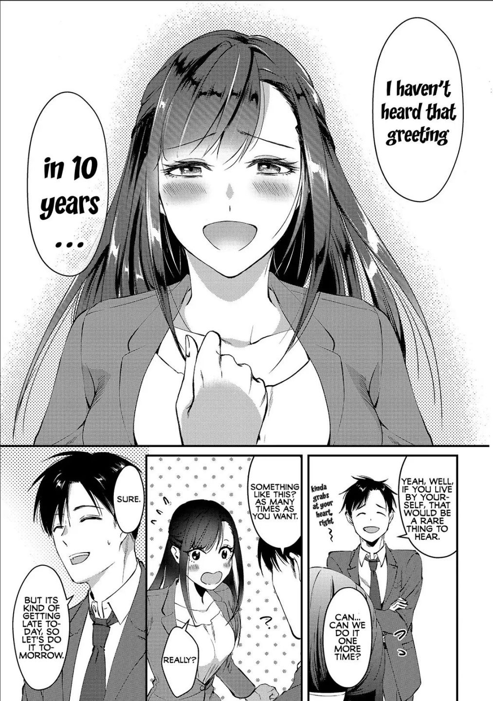 Tsuki 50-Man Moratte Mo Ikigai No Nai Tonari No Onee-San Ni 30-Man De Yatowarete "okaeri" Tte Iu Oshigoto Ga Tanoshii Chapter 1 #18