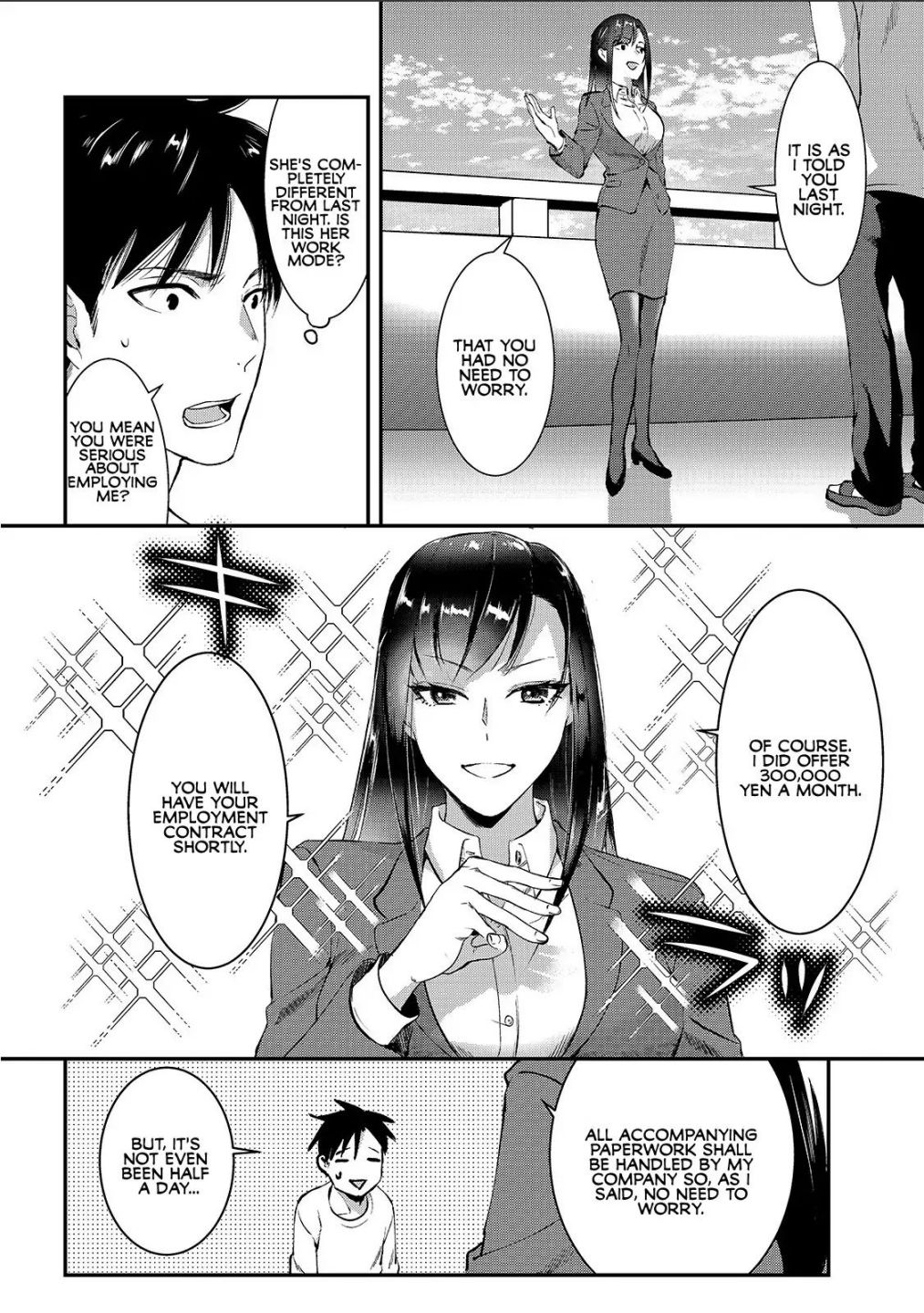 Tsuki 50-Man Moratte Mo Ikigai No Nai Tonari No Onee-San Ni 30-Man De Yatowarete "okaeri" Tte Iu Oshigoto Ga Tanoshii Chapter 1 #27