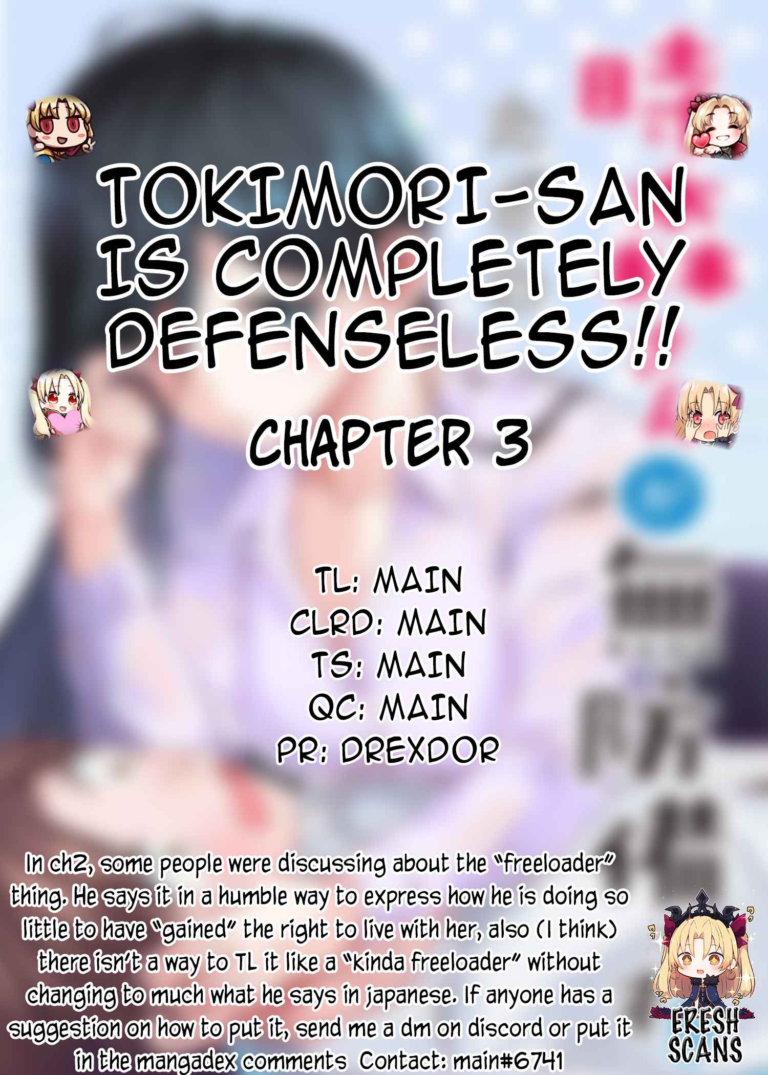 Tokimori-San Ga Muboubi Desu!! Chapter 3 #1