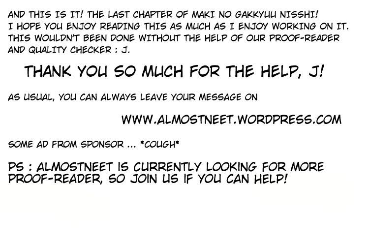 Maki No Gakkyuu Nisshi Chapter 6 #38