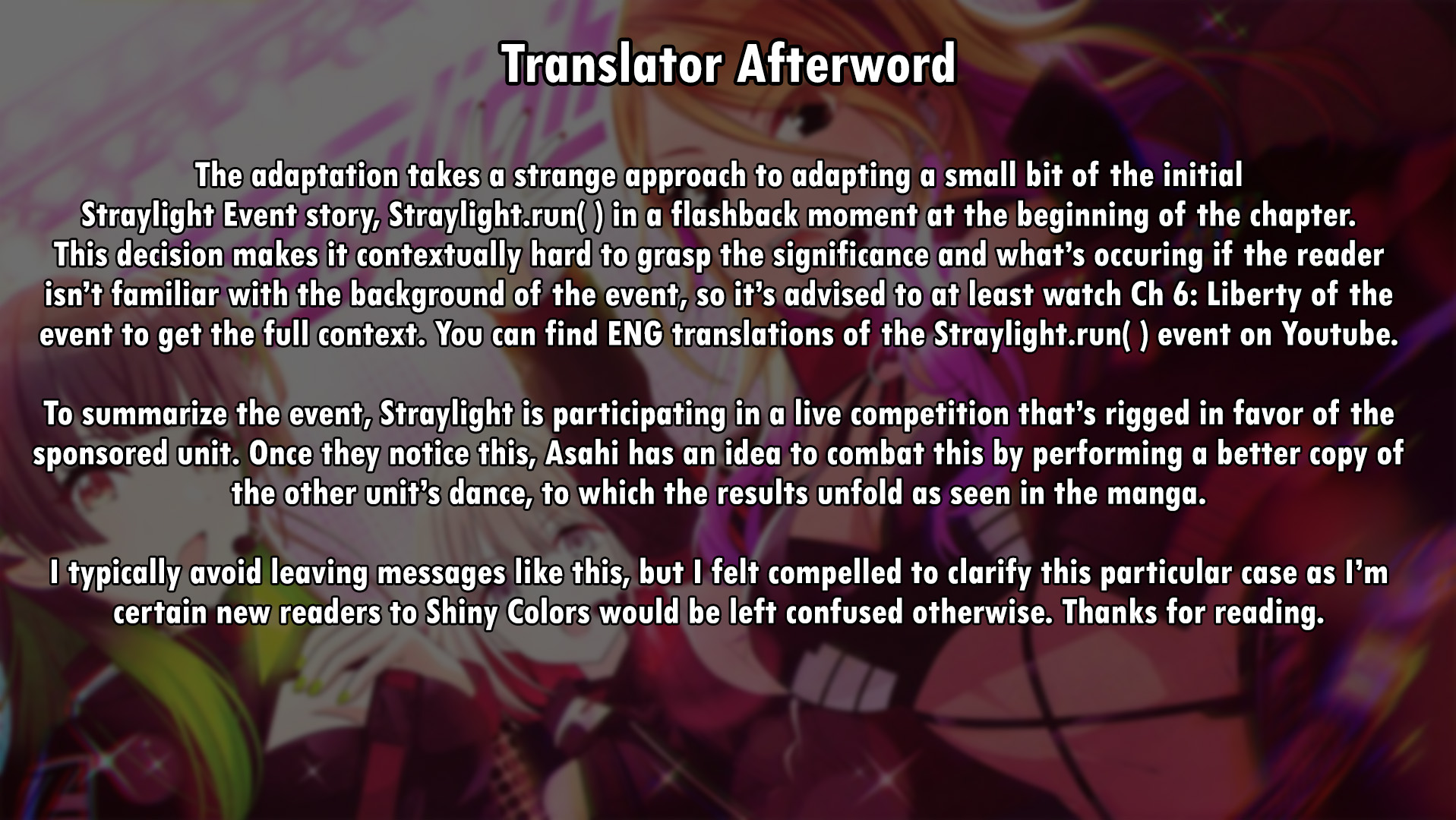 Idolmaster Shiny Colors Coherent Light Chapter 2 #18