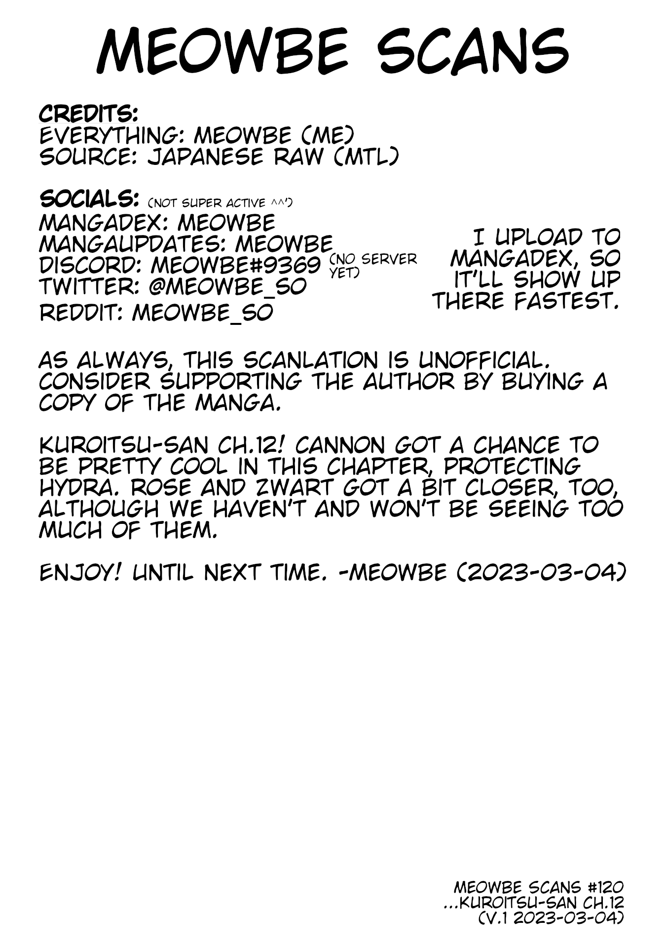 Kuroitsu-San In The Superhuman Research & Development Department Chapter 12 #24