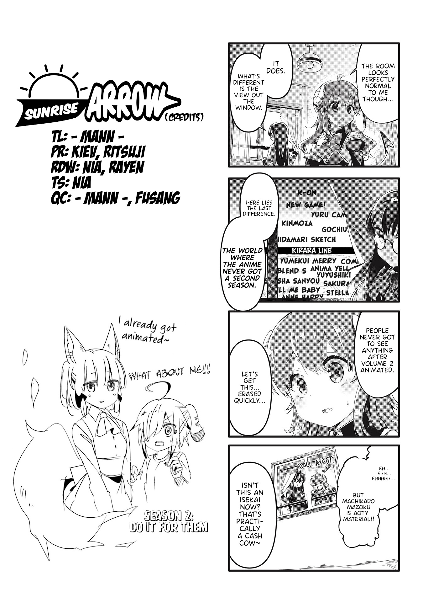 Machikado Mazoku Chapter 69 #9