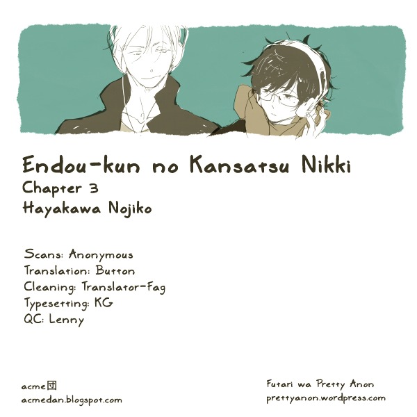 Endou-Kun No Kansatsu Nikki Chapter 3 #1