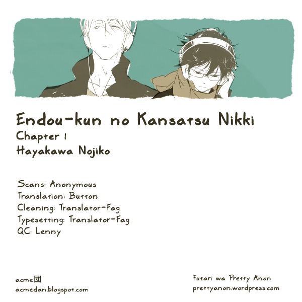 Endou-Kun No Kansatsu Nikki Chapter 1 #1