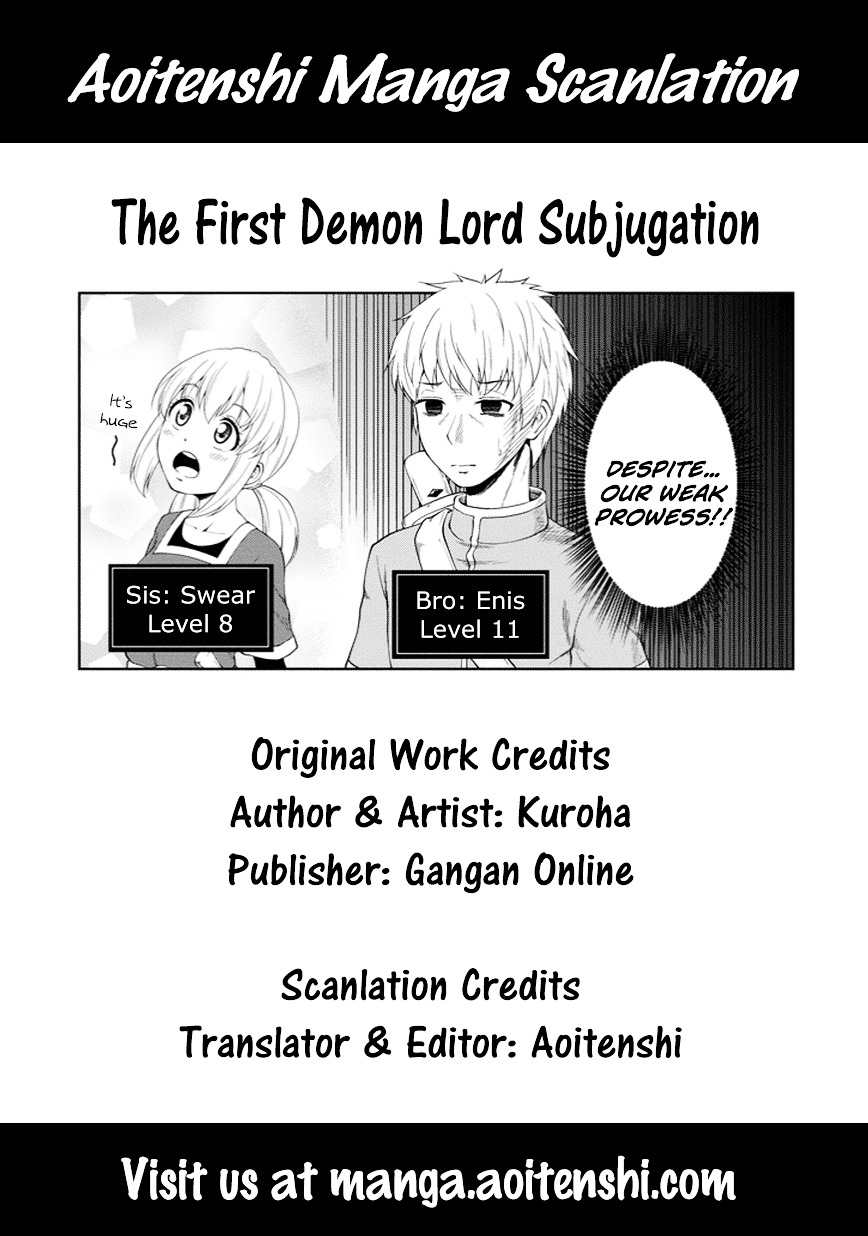 The First Demon Lord Subjugation Chapter 0 #14