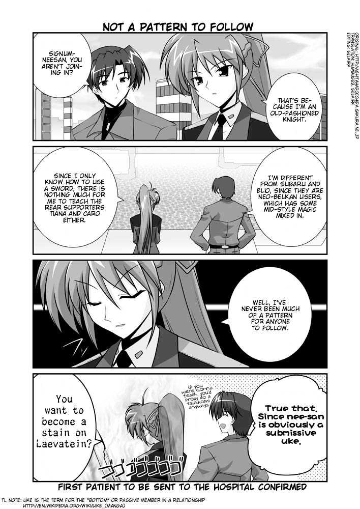 Mahou Shoujo Lyrical Nanoha Strikers The Comics Chapter 11.1 #37