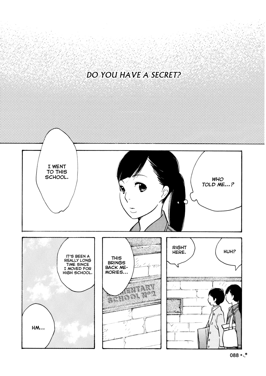 Secret (Takako Shimura) Chapter 0 #3