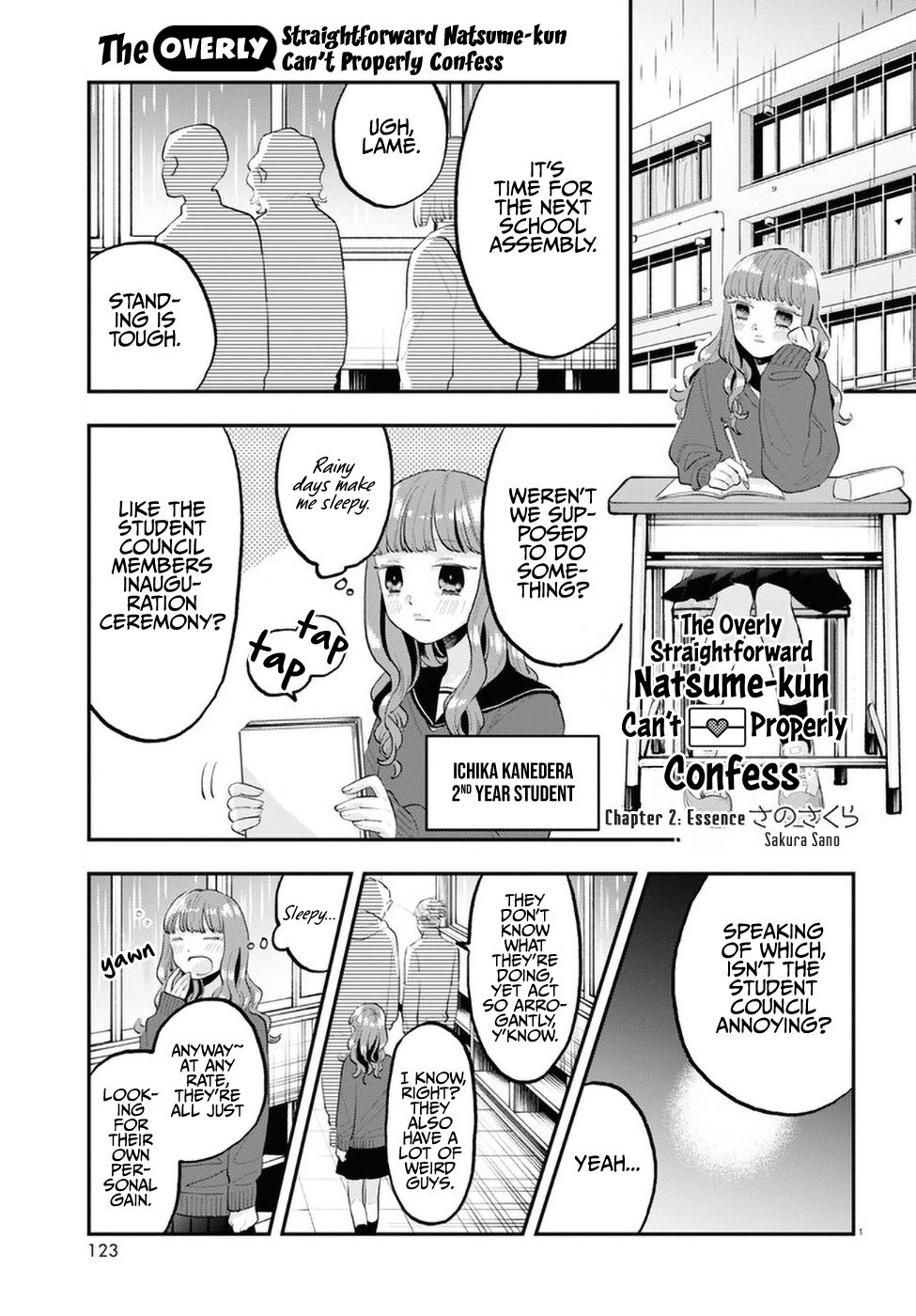 The Overly Straightforward Natsume-Kun Can't Properly Confess Chapter 2 #1