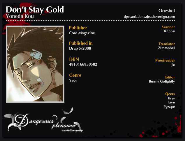 Don't Stay Gold Chapter 0 #2
