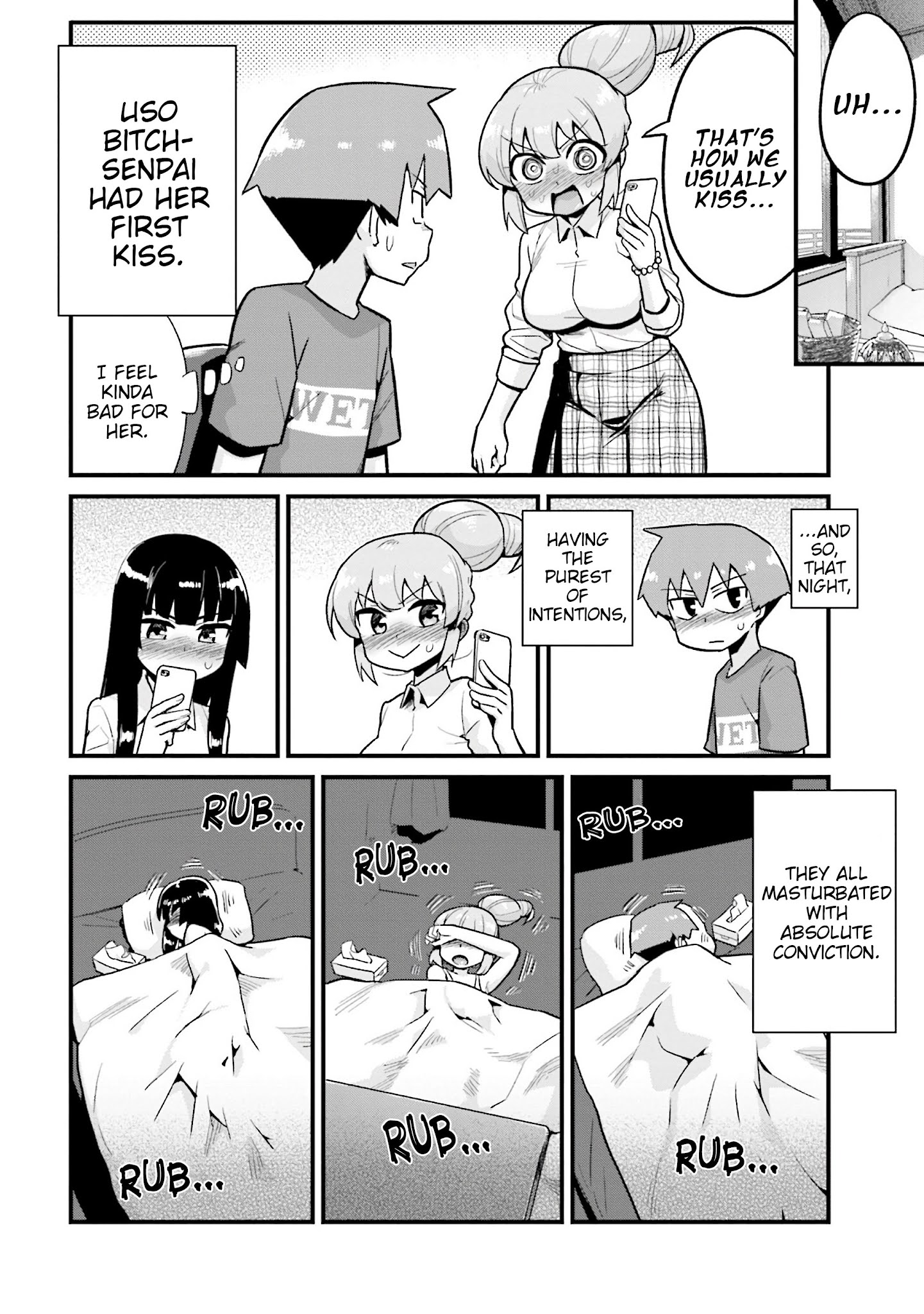 Uso-Bitch Senpai Chapter 13 #12