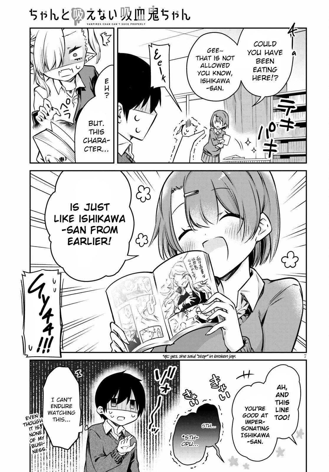 Vampire-Chan Can't Suck Properly Chapter 5 #7