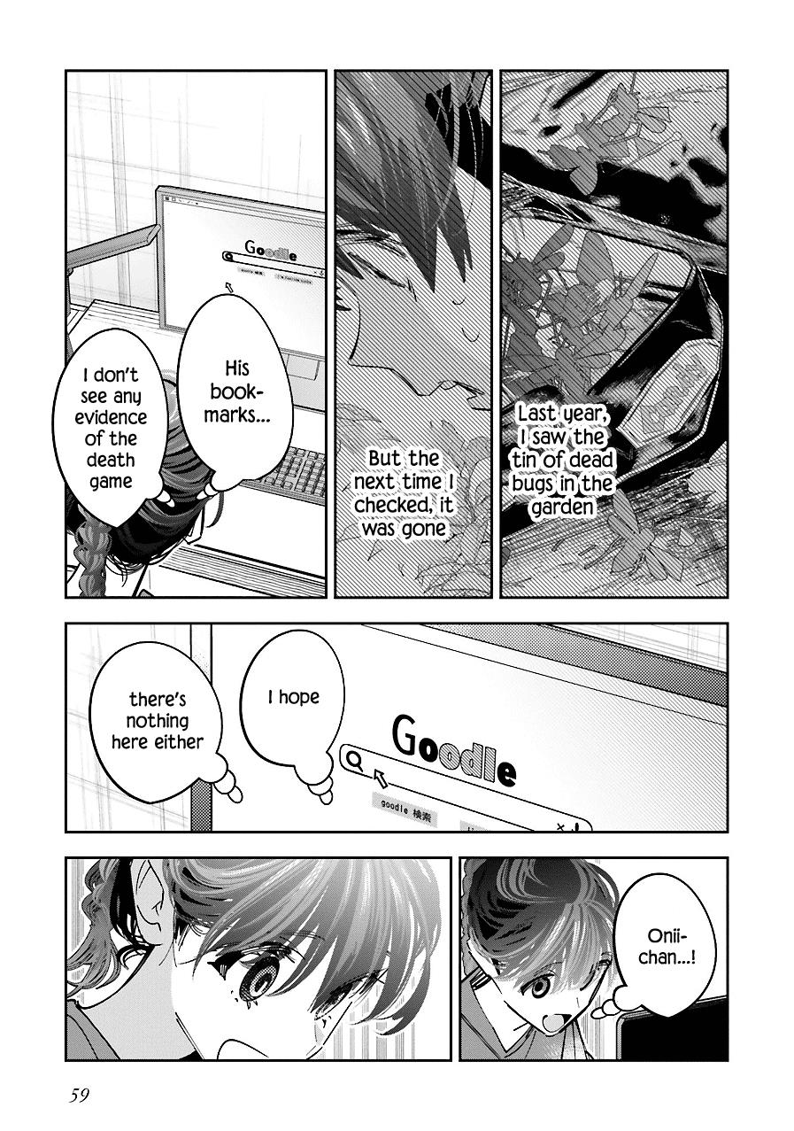 I Reincarnated As The Little Sister Of A Death Game Manga's Murder Mastermind And Failed Chapter 15 #23
