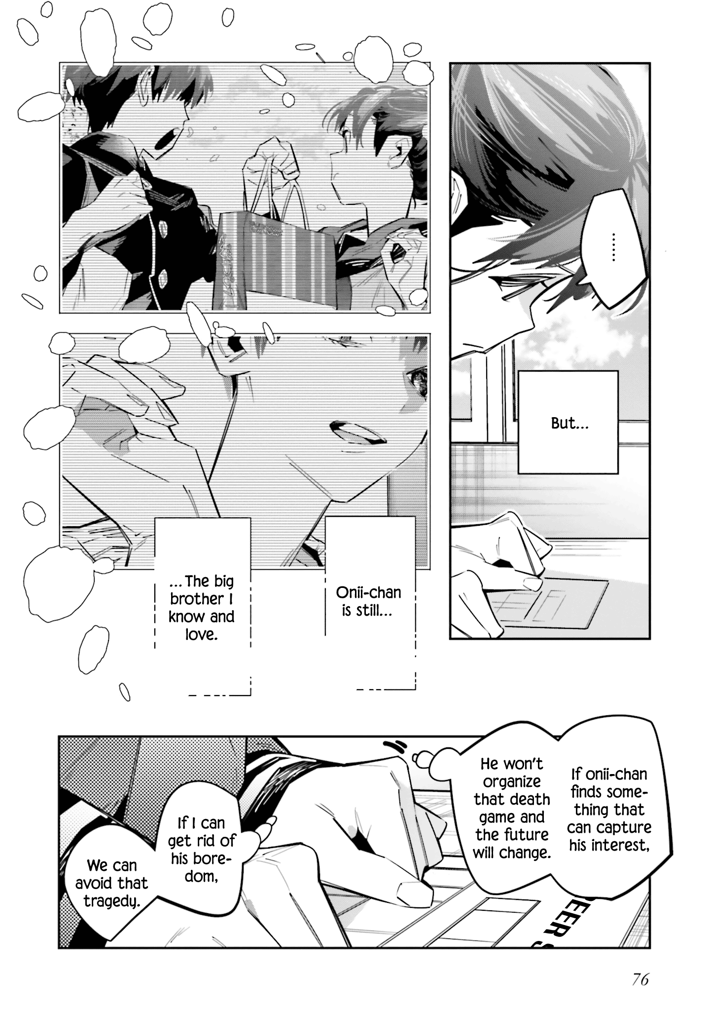 I Reincarnated As The Little Sister Of A Death Game Manga's Murder Mastermind And Failed Chapter 7 #6