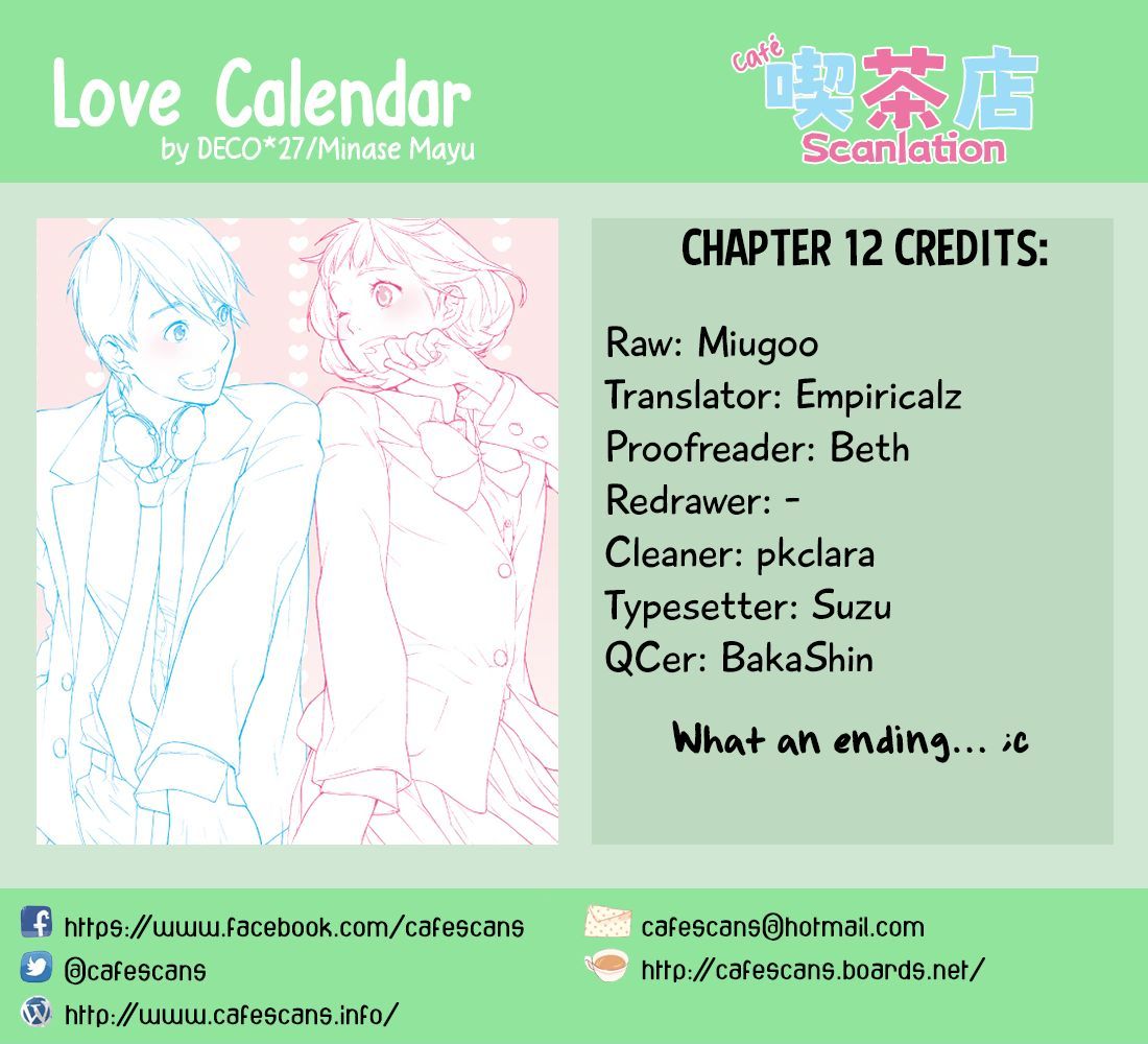 Love Calendar Chapter 12 #1