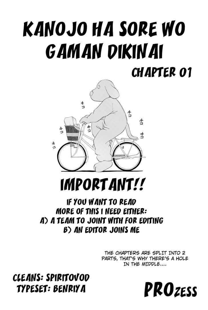 Kanojo Wa Sore O Gaman Dekinai Chapter 1 #15