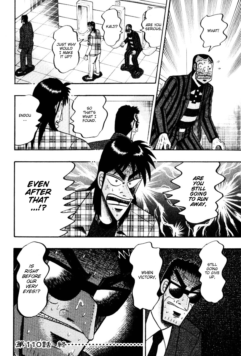 Tobaku Hakairoku Kaiji Chapter 110 #21