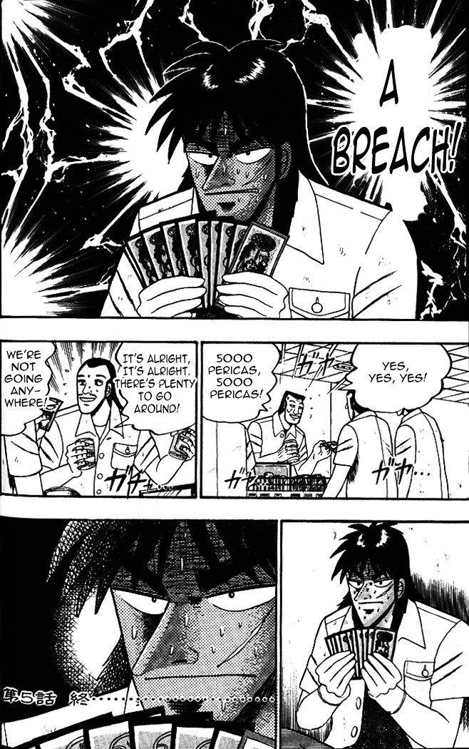 Tobaku Hakairoku Kaiji Chapter 5 #16