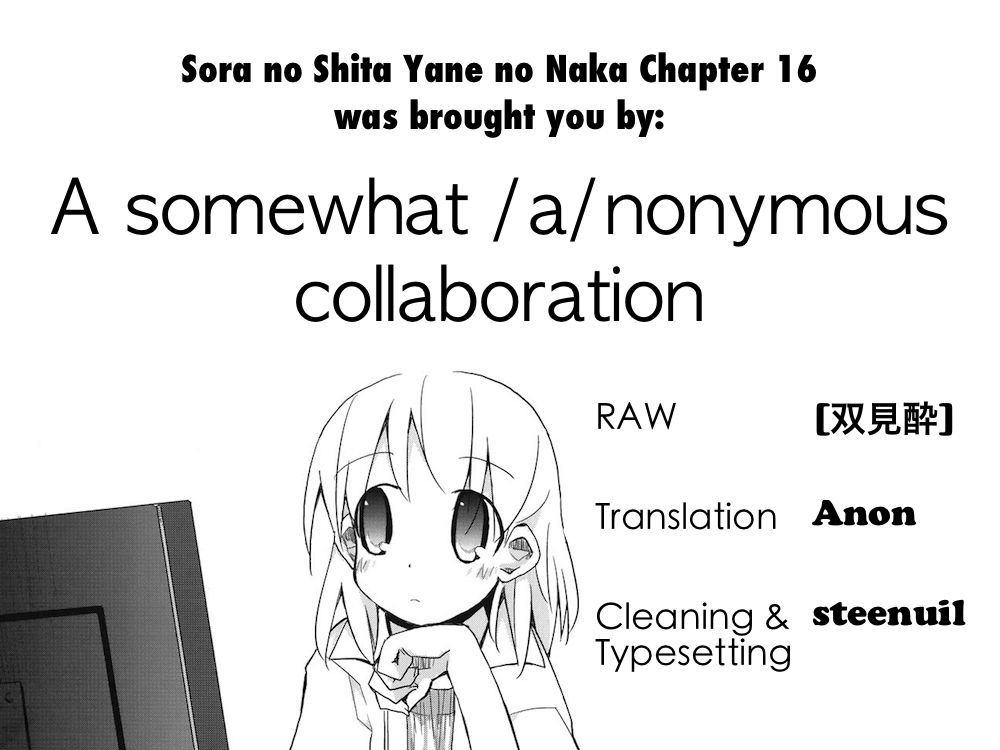 Sora No Shita Yane No Naka Chapter 16 #9