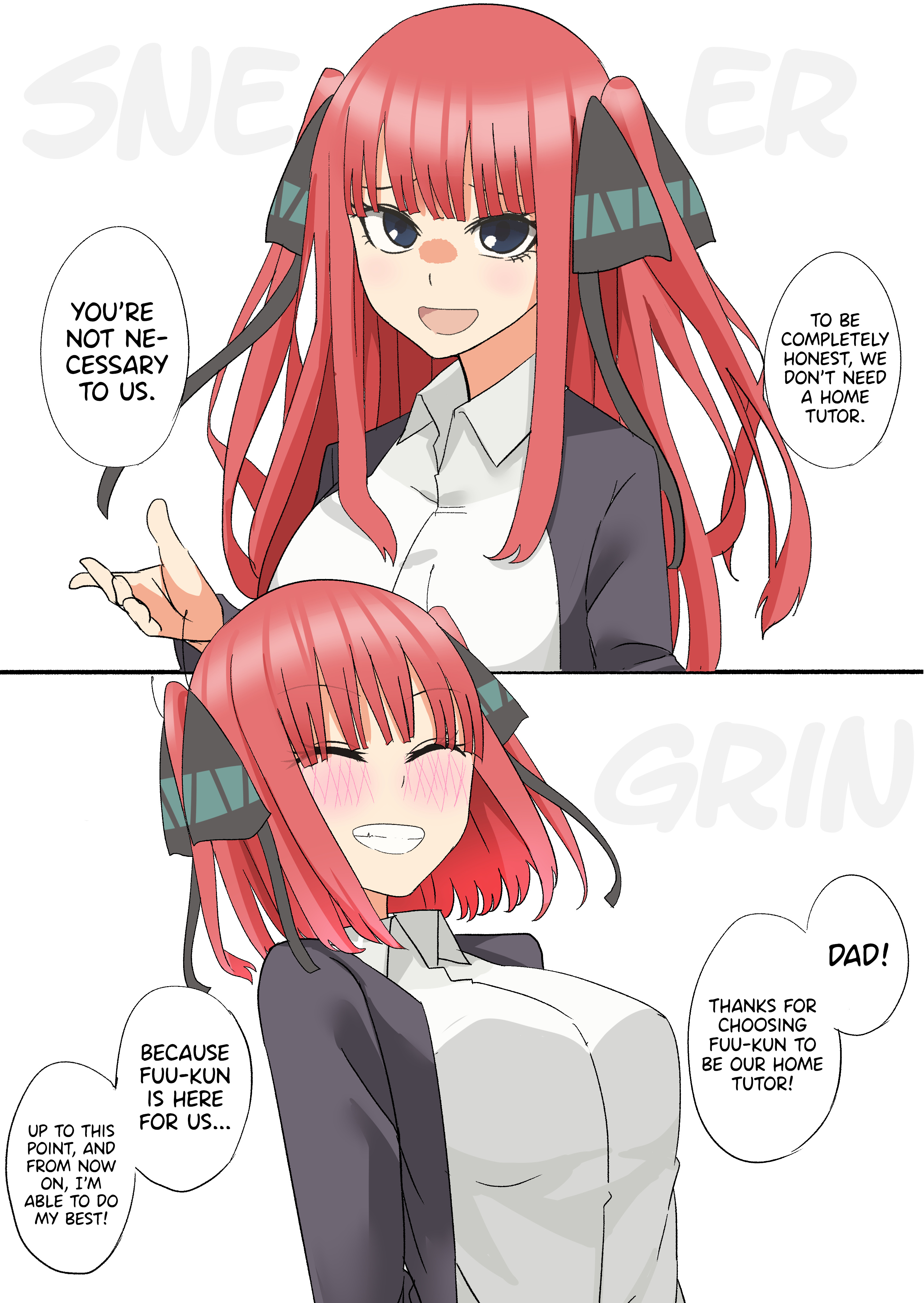 5Toubun No Hanayome - Current And Previous Nino Comparison (Doujinshi) Chapter 3 #1