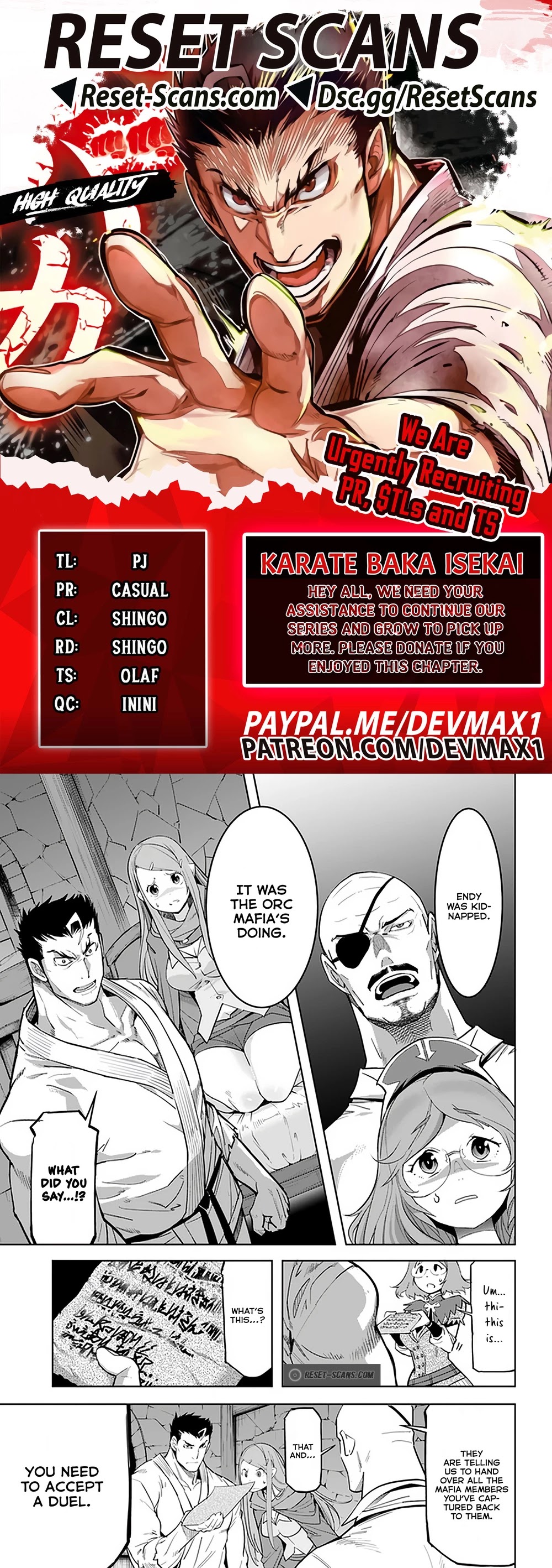 Karate Baka In Different World Chapter 18.1 #1