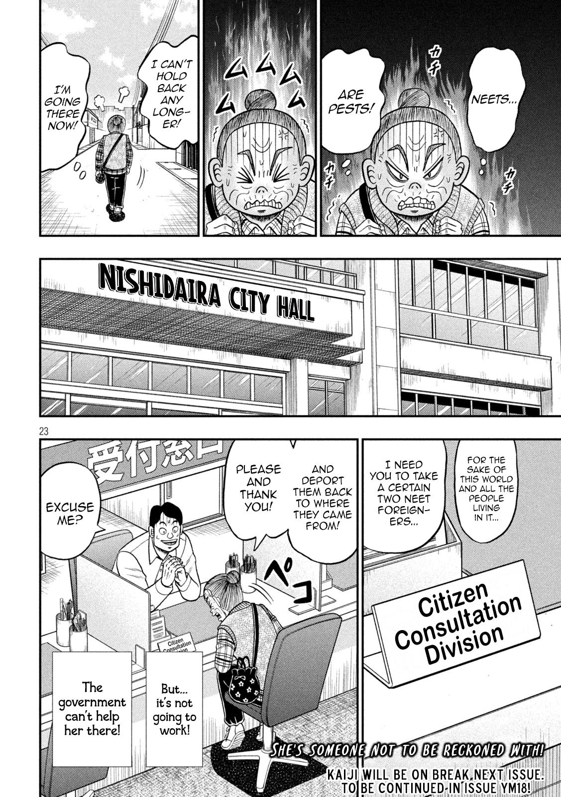 Tobaku Datenroku Kaiji - One Poker Hen Chapter 454 #23