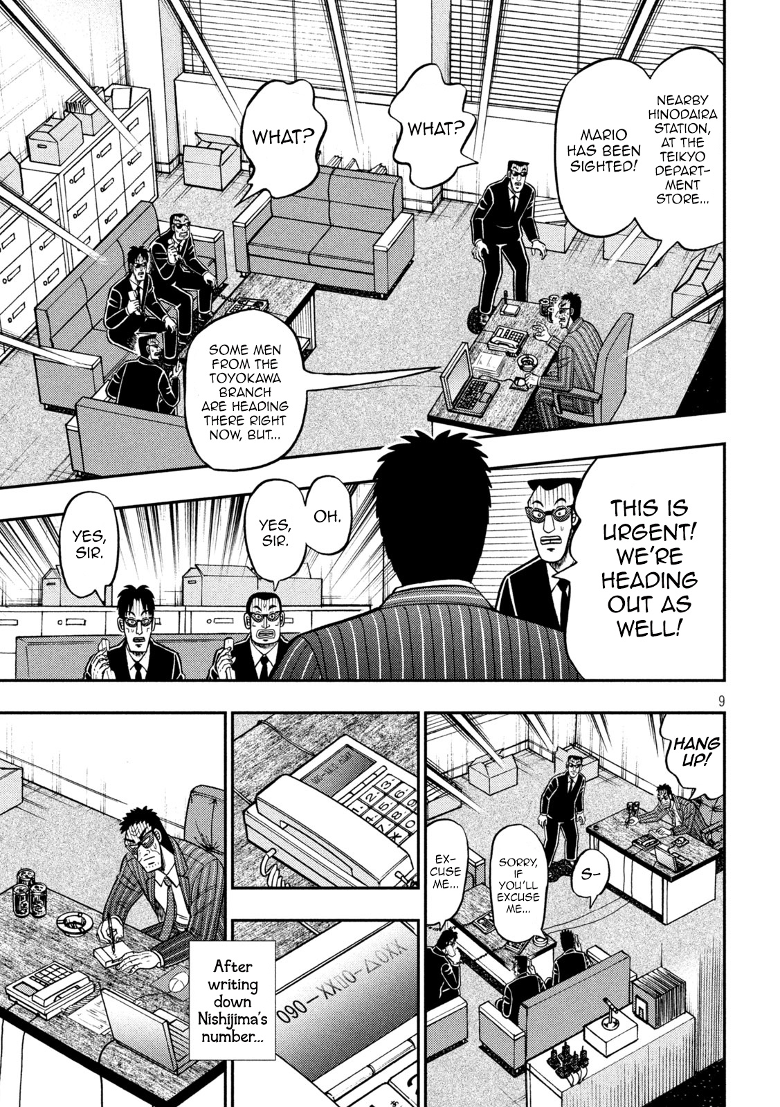 Tobaku Datenroku Kaiji - One Poker Hen Chapter 401 #9