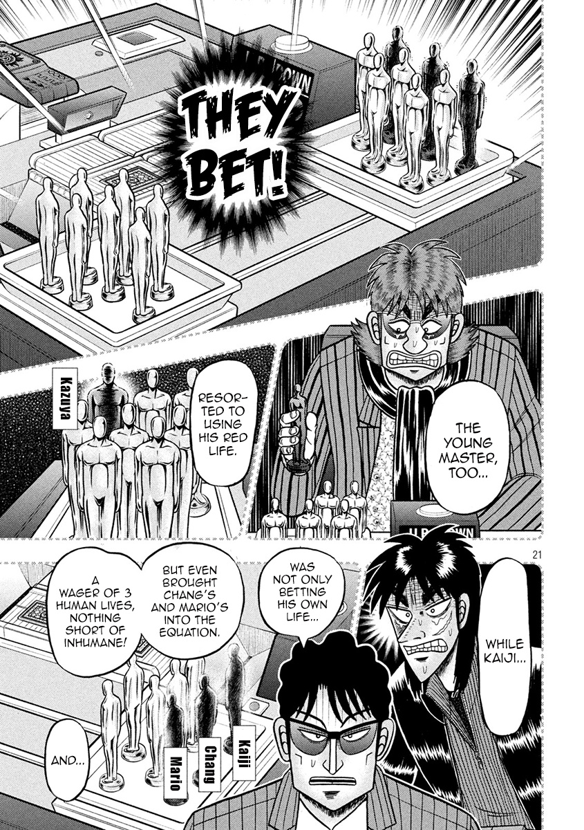 Tobaku Datenroku Kaiji - One Poker Hen Chapter 398 #21