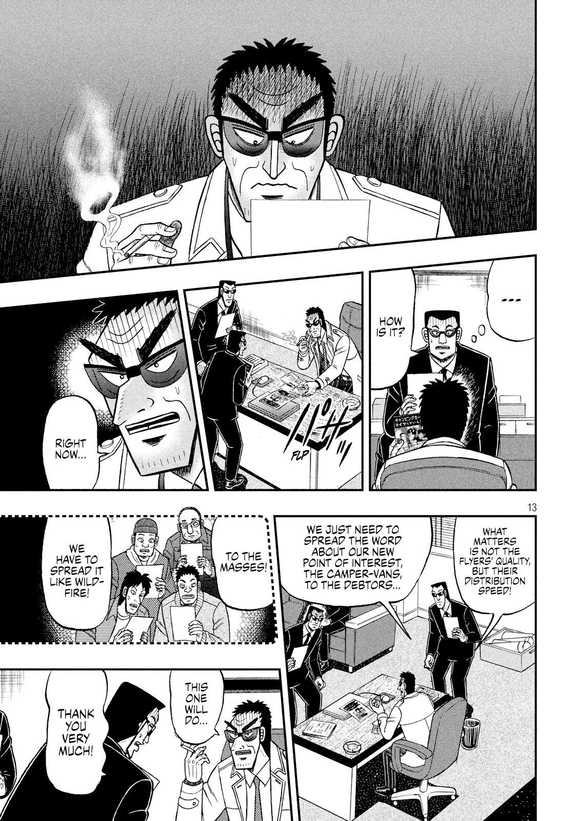 Tobaku Datenroku Kaiji - One Poker Hen Chapter 339 #13