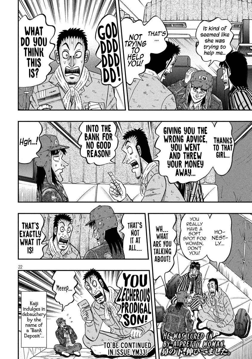 Tobaku Datenroku Kaiji - One Poker Hen Chapter 323 #22