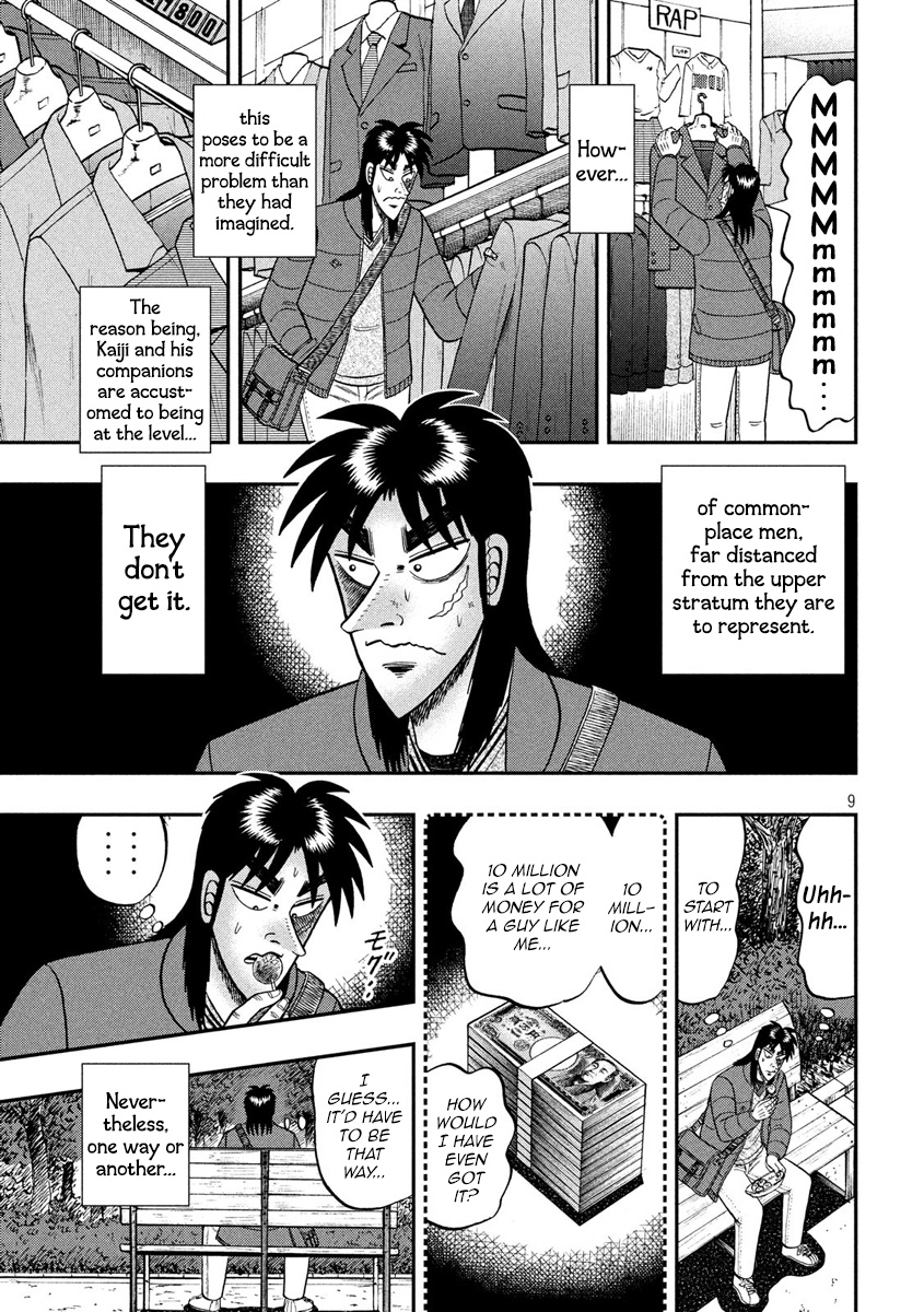 Tobaku Datenroku Kaiji - One Poker Hen Chapter 321 #9