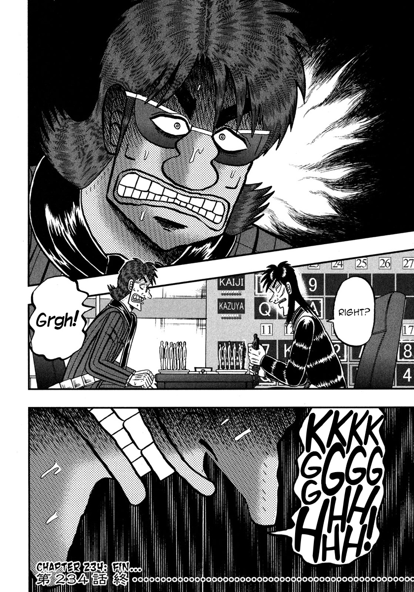 Tobaku Datenroku Kaiji - One Poker Hen Chapter 234 #20