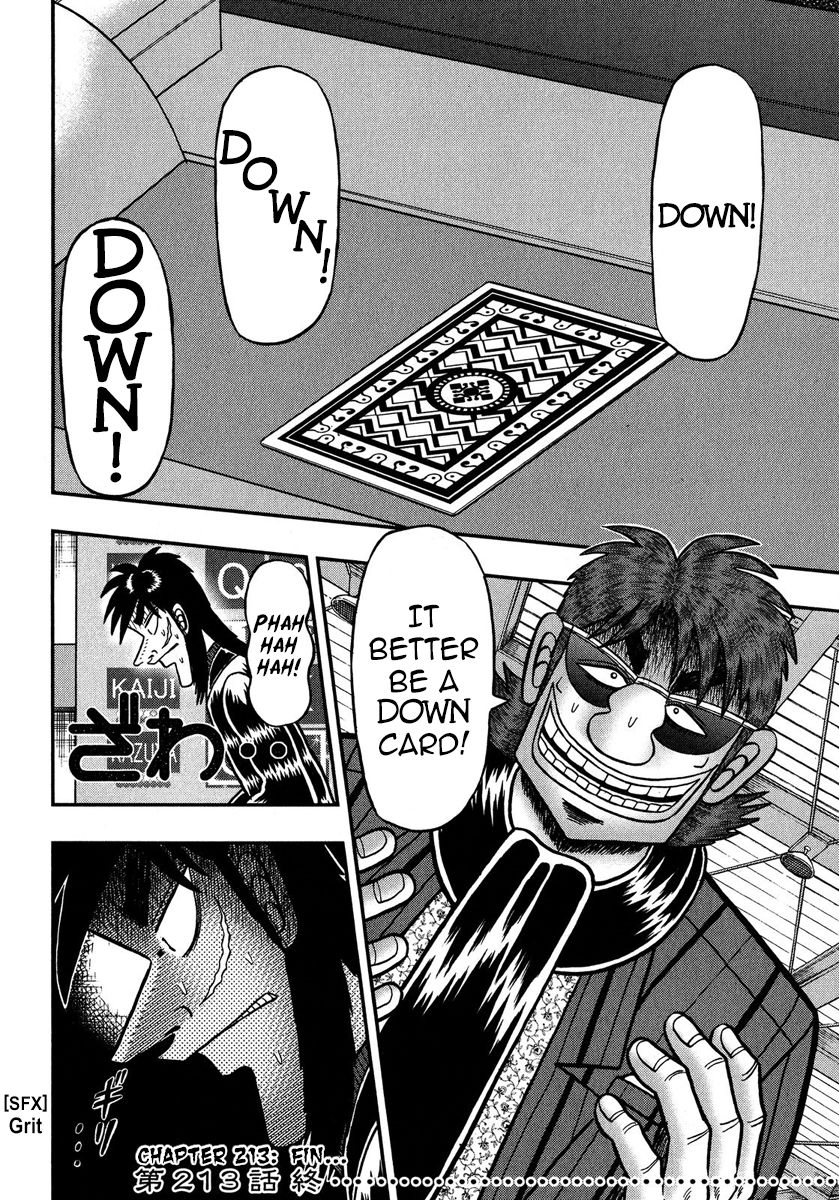 Tobaku Datenroku Kaiji - One Poker Hen Chapter 213 #21