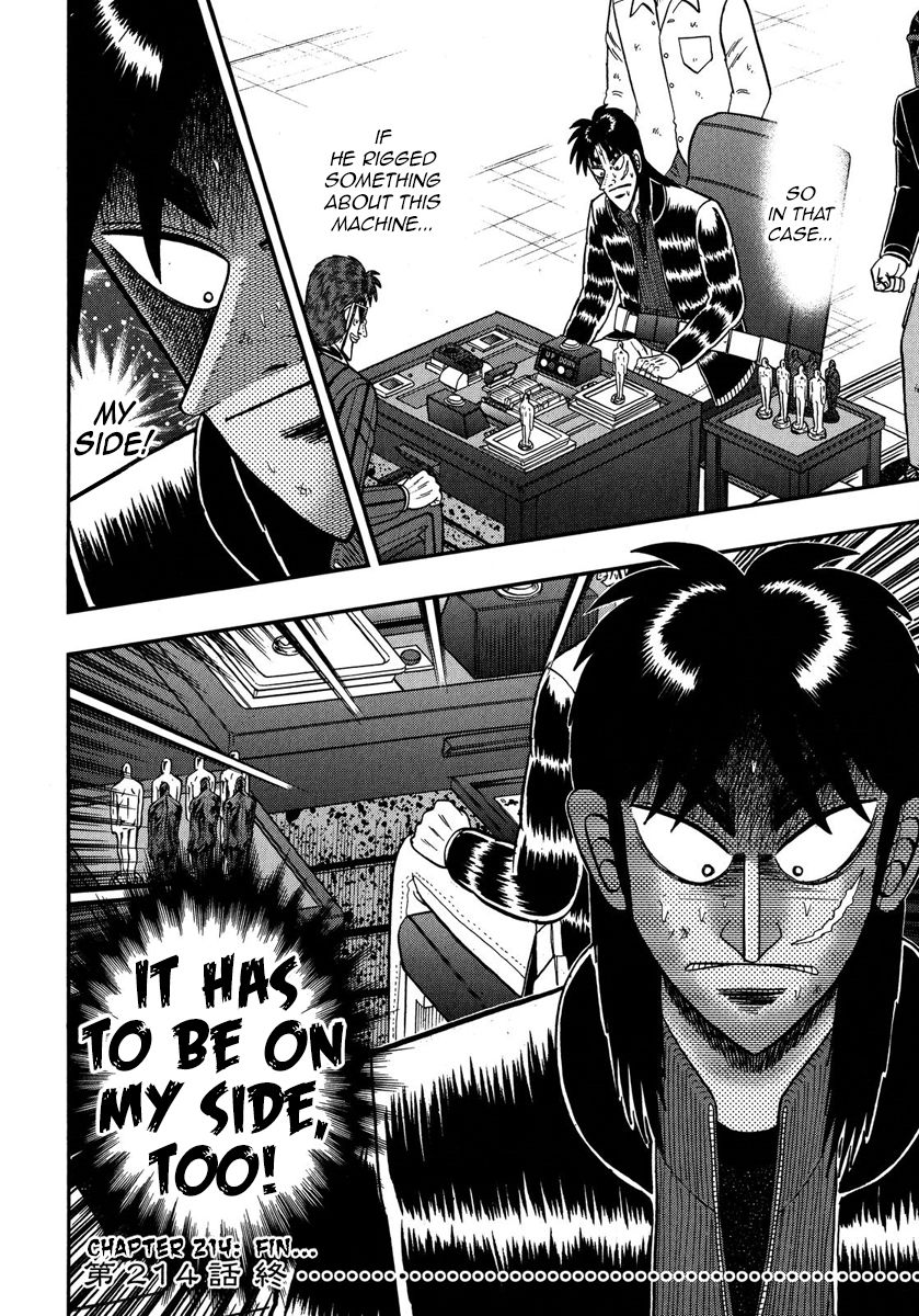 Tobaku Datenroku Kaiji - One Poker Hen Chapter 214 #19