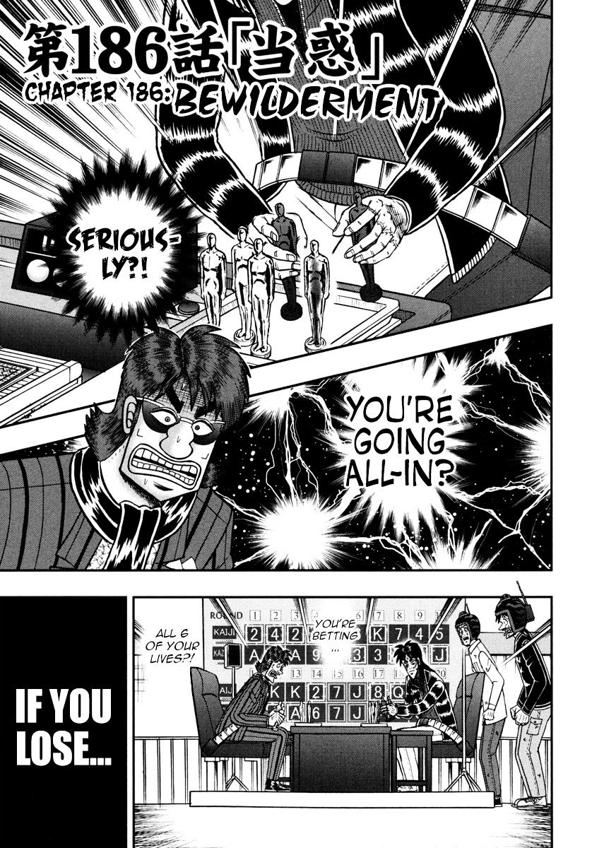 Tobaku Datenroku Kaiji - One Poker Hen Chapter 186 #1