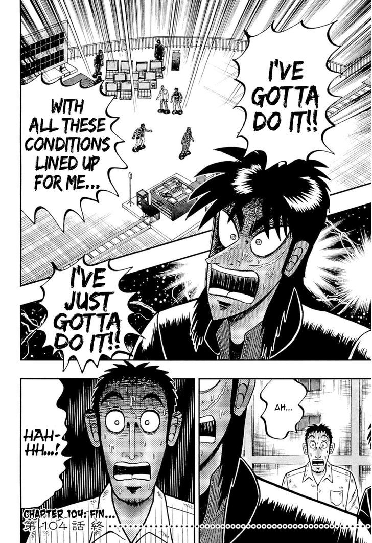 Tobaku Datenroku Kaiji - One Poker Hen Chapter 104 #22