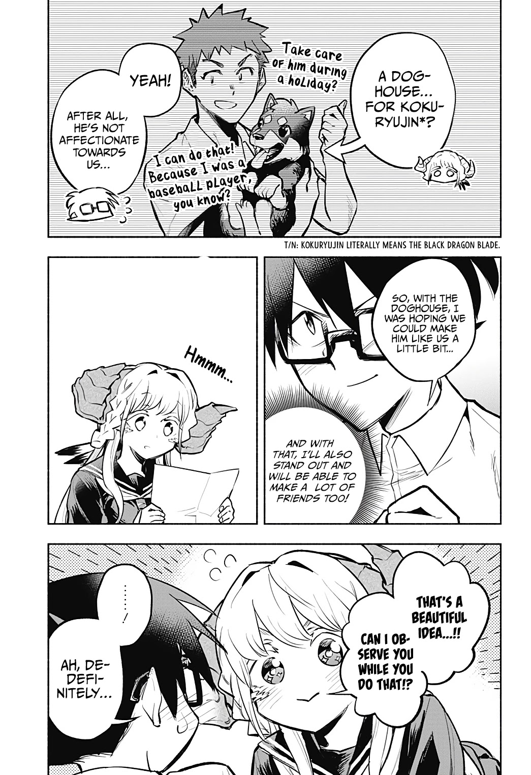 That Dragon (Exchange) Student Stands Out More Than Me Chapter 7 #4