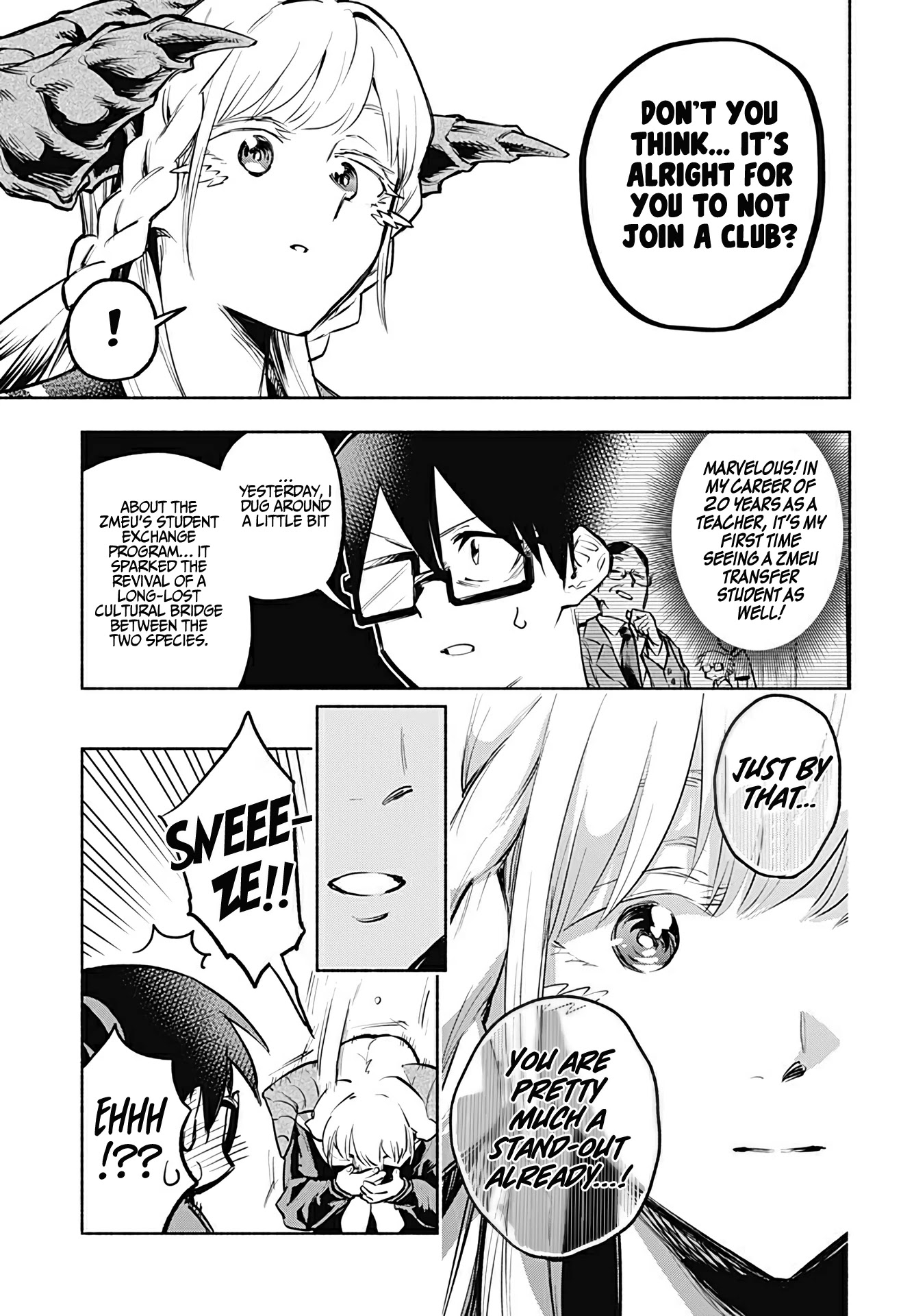 That Dragon (Exchange) Student Stands Out More Than Me Chapter 3 #18