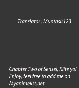 Sensei, Kiite Yo Chapter 2 #35