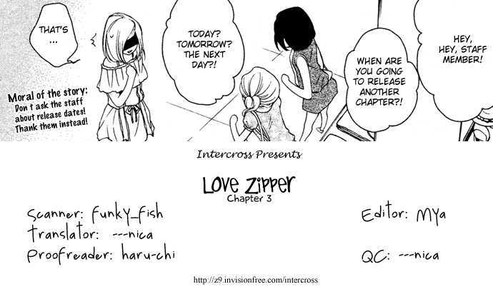 Love Zipper Chapter 3 #3