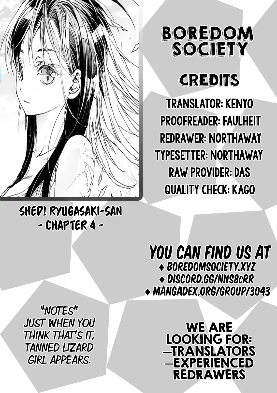 Shed! Ryugasaki-San Chapter 4 #4