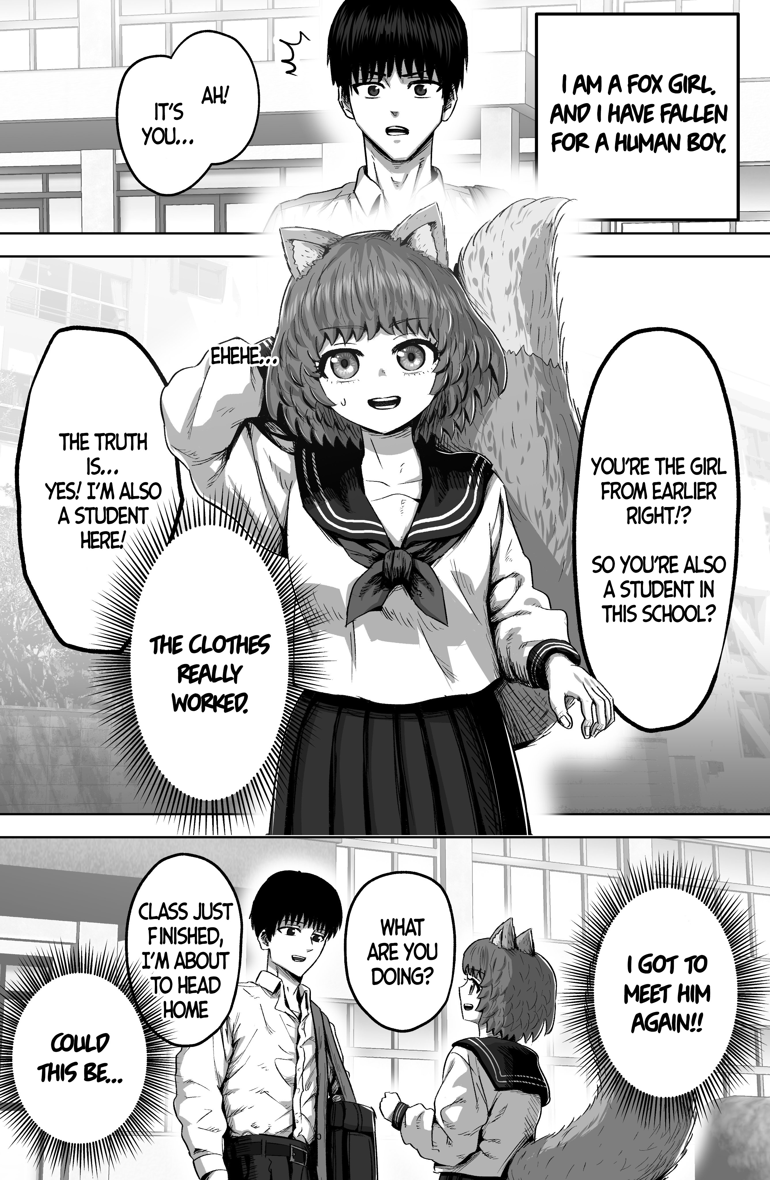 The Fox Girl Who Wants To Get Chummy With The Human Boy She Likes Chapter 6 #1