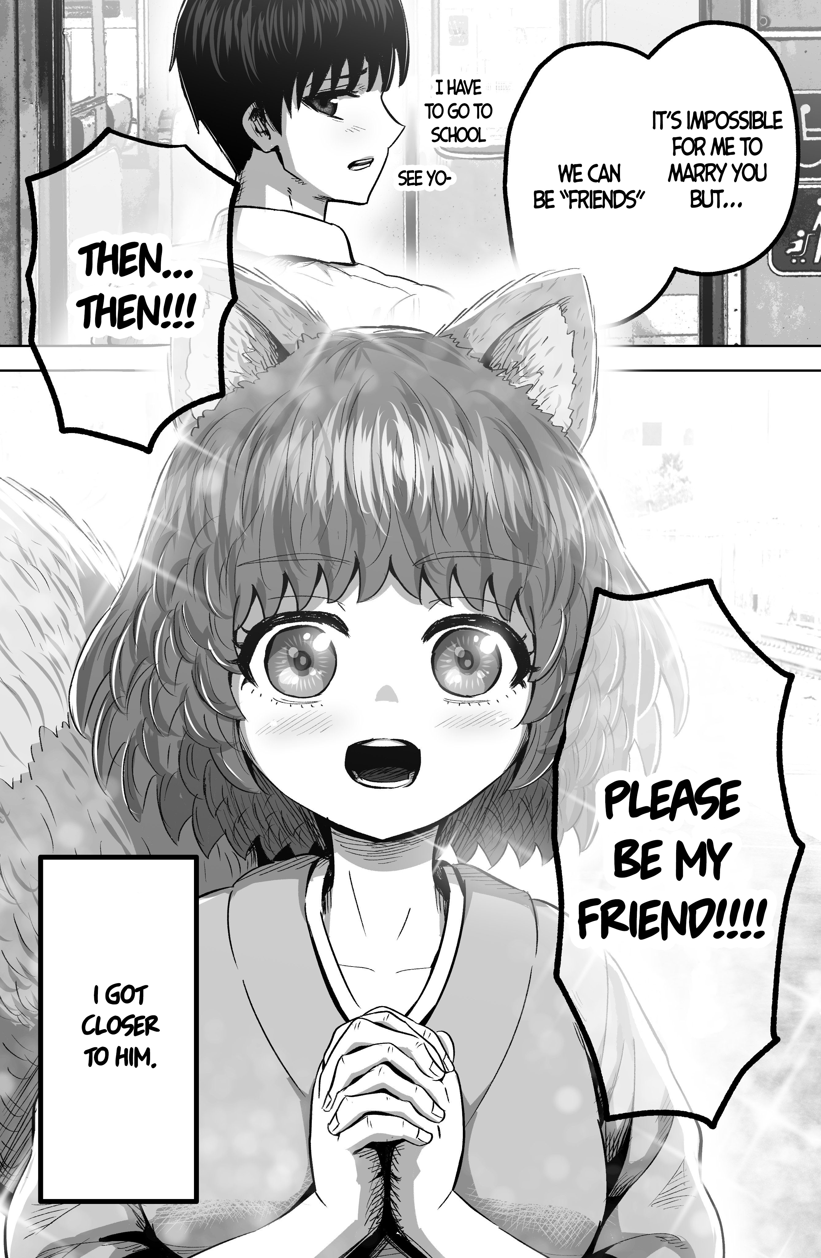 The Fox Girl Who Wants To Get Chummy With The Human Boy She Likes Chapter 4 #2