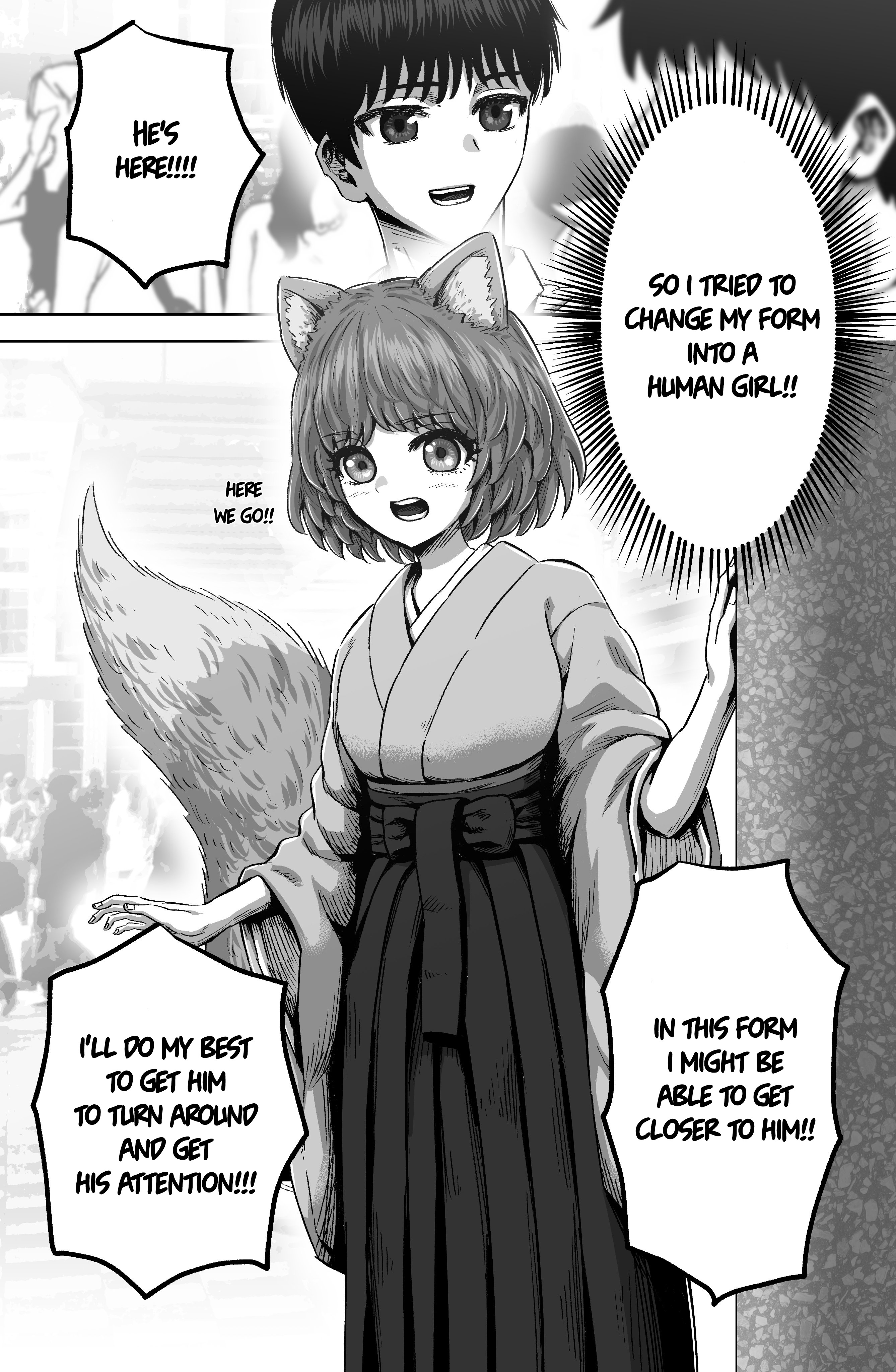 The Fox Girl Who Wants To Get Chummy With The Human Boy She Likes Chapter 1 #2