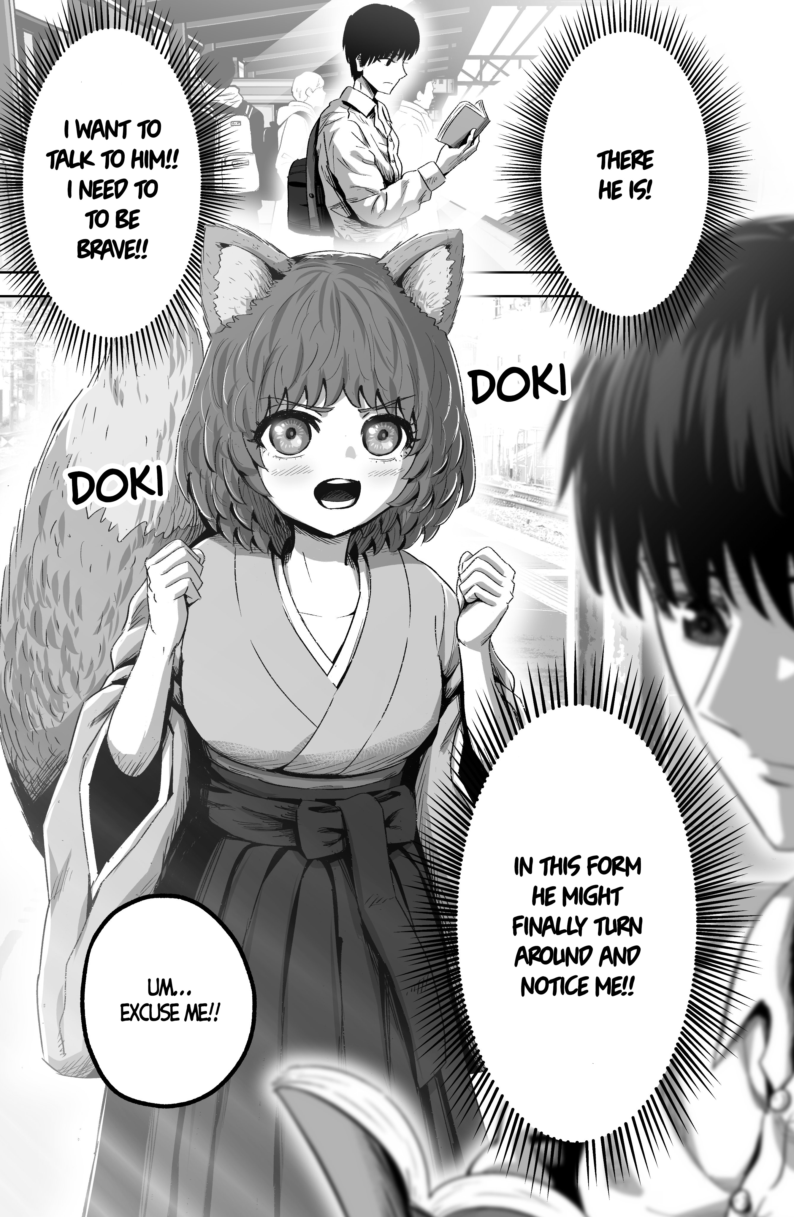 The Fox Girl Who Wants To Get Chummy With The Human Boy She Likes Chapter 2 #2