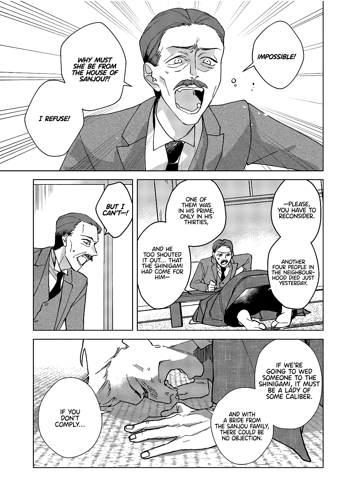 Shinigami No Hatsukoi ~Botsuraku Kazoku No Reijou Wa Ai Wo Shiranai Shinigami Ni Totsugu~ Chapter 1 #34