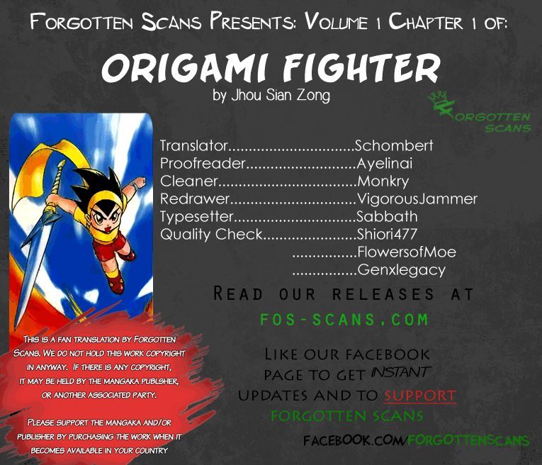 Origami Fighter Chapter 1 #1